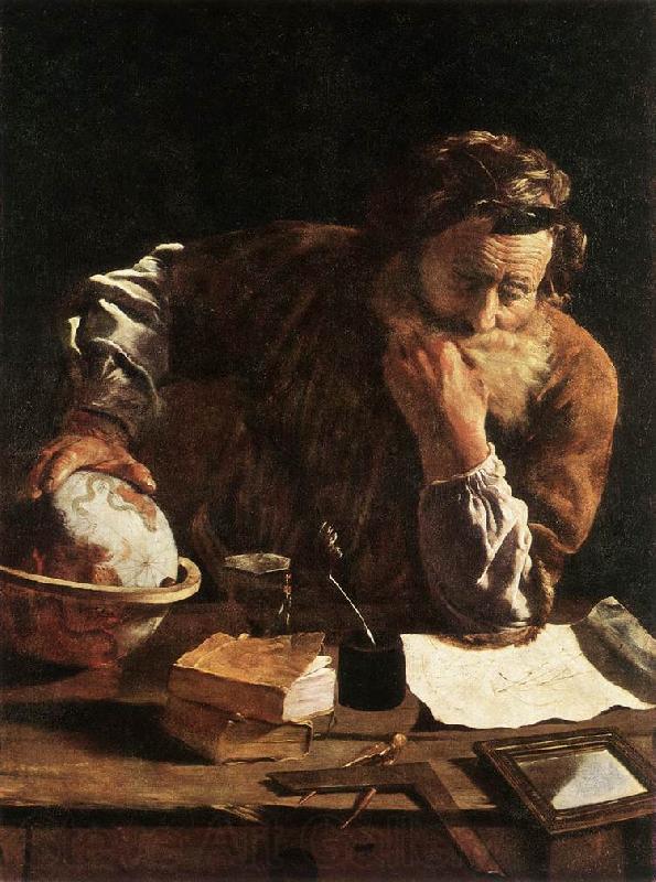 FETI, Domenico Portrait of a Scholar shh Norge oil painting art